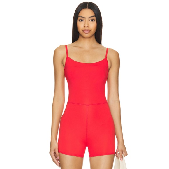 Revolve Red Romper - Picture 3 of 6